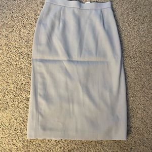 Grayish purple midi pencil skirt
